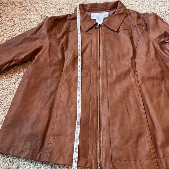 Clayton Dean Brown Leather Jacket - Picture 6 of 8